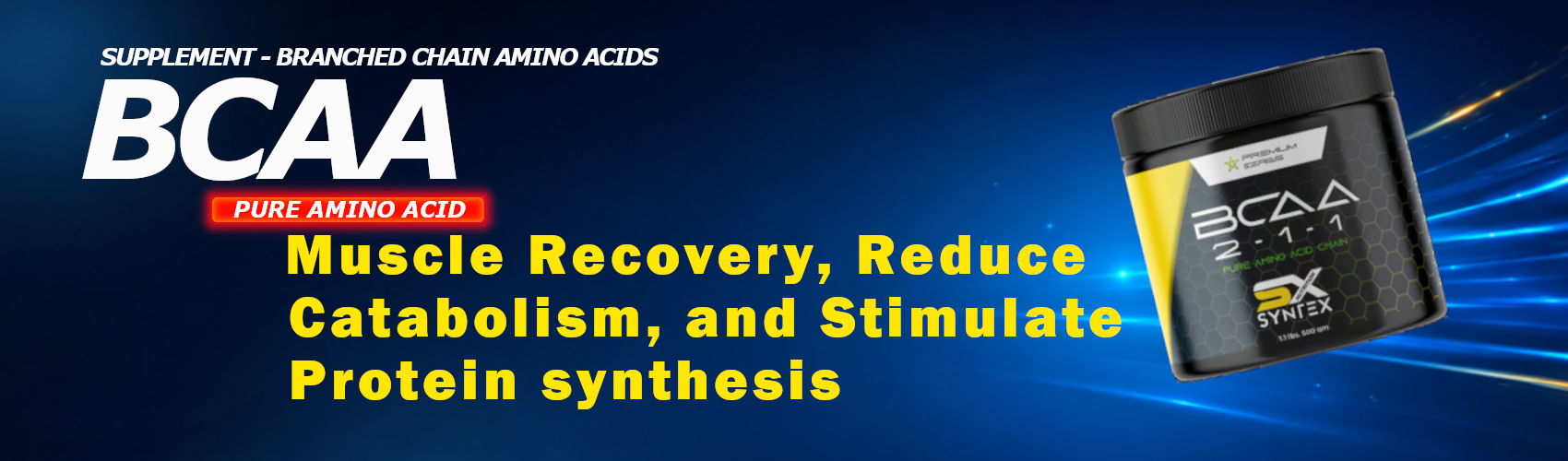 Banner 4 - BCAA - Branched Chain Amino Acids (English)
