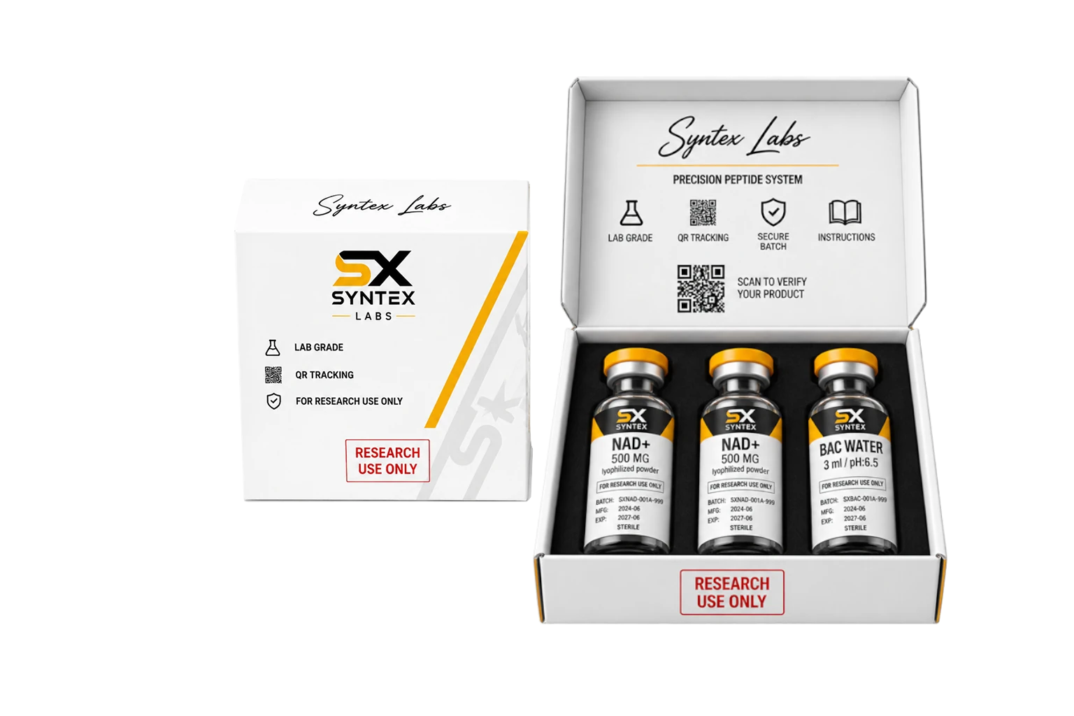 NADmas 500 mg Essential Coenzyme for Cellular Energy y Longevity