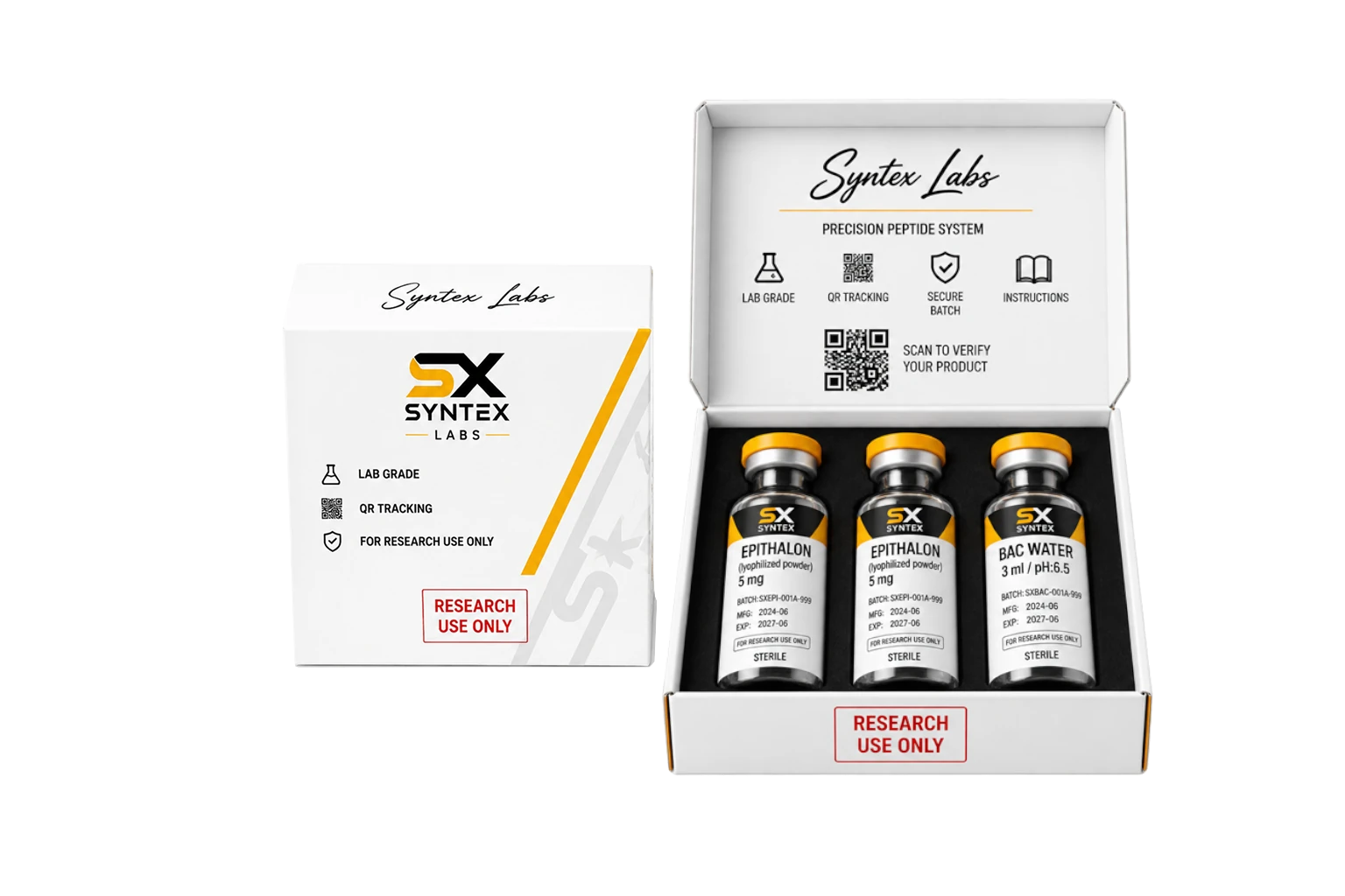 EPITALON · 5 MG |  Longevidad y Regeneración Celular