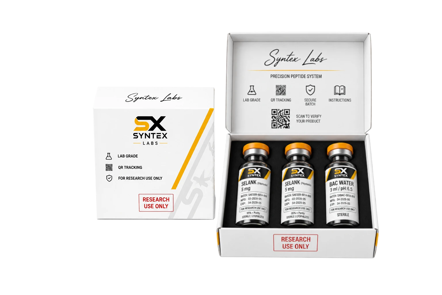 SELANK · 5 MG | Neuropéptido para Manejo del Estrés y Rendimiento Mental