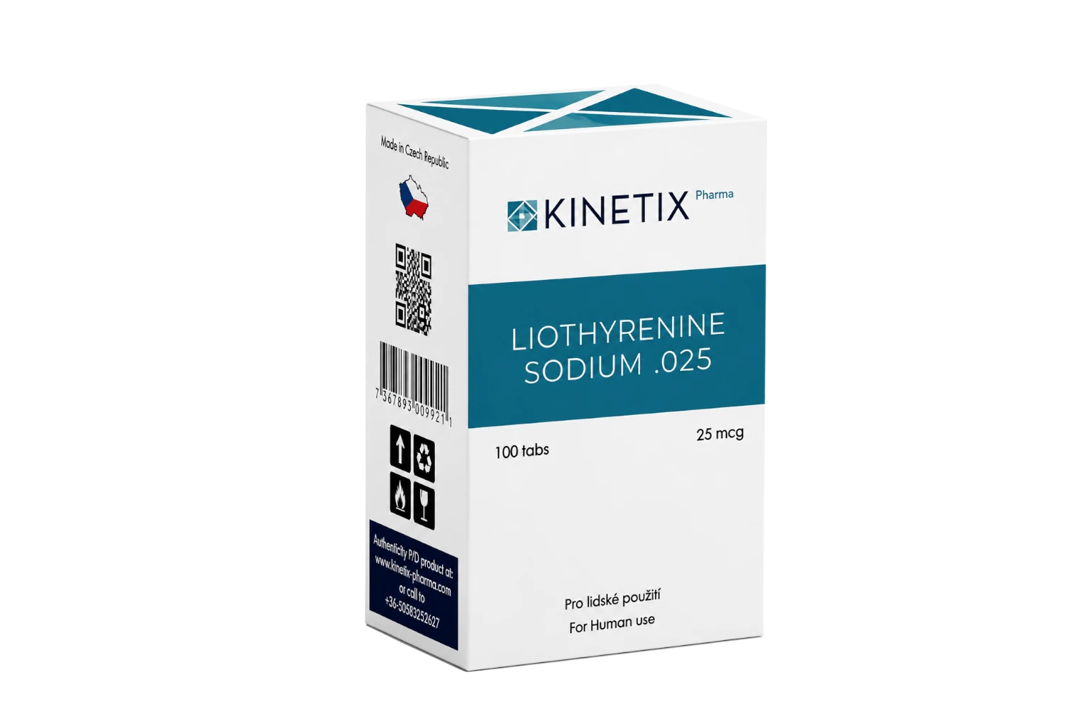 LIOTIRONINA SÓDICA  - 25 MCG | Metabolismo Acelerado. Definición Máxima.