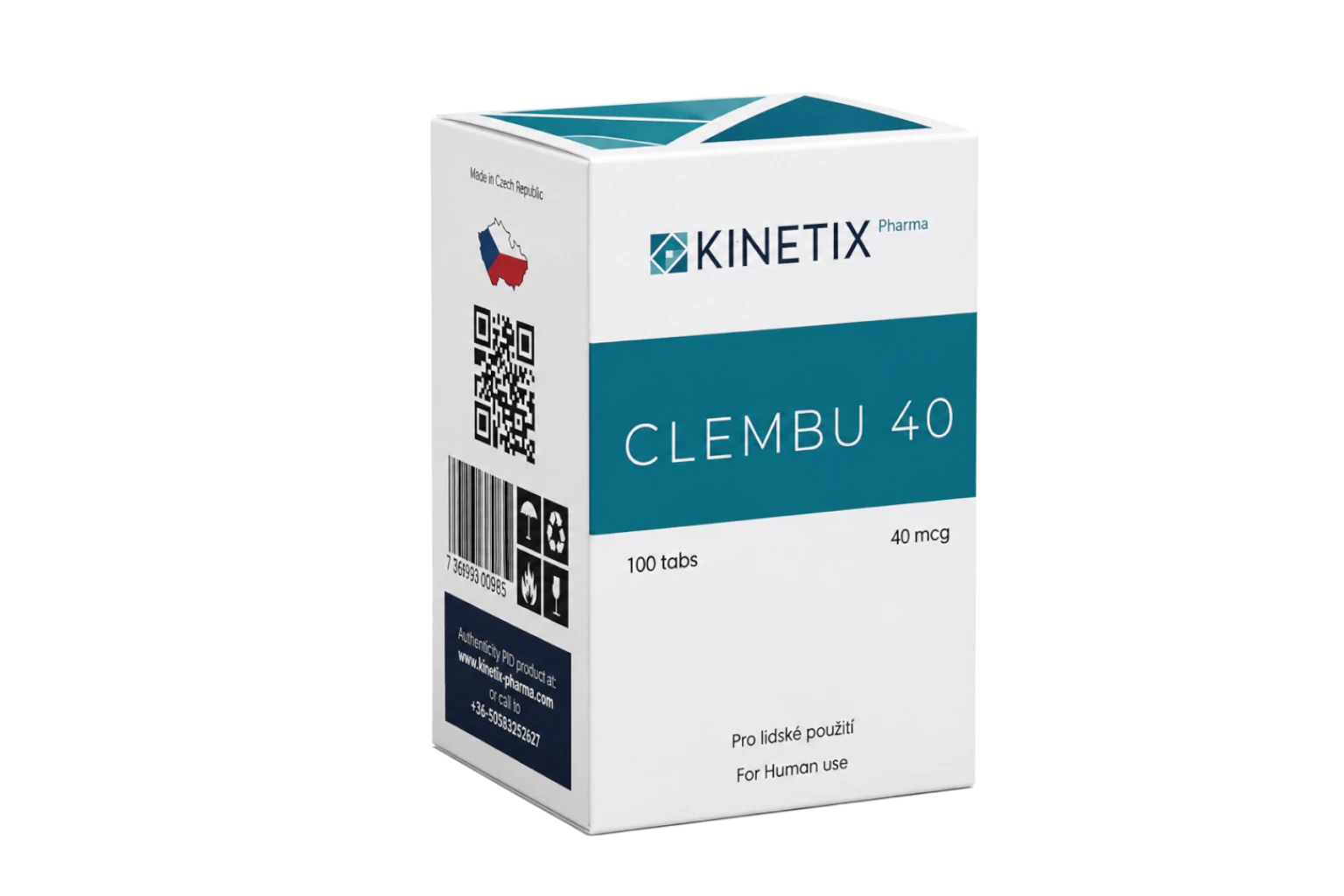 CLENBUTEROL · 40 MCG | Metabolismo Acelerado. Definición Extrema.