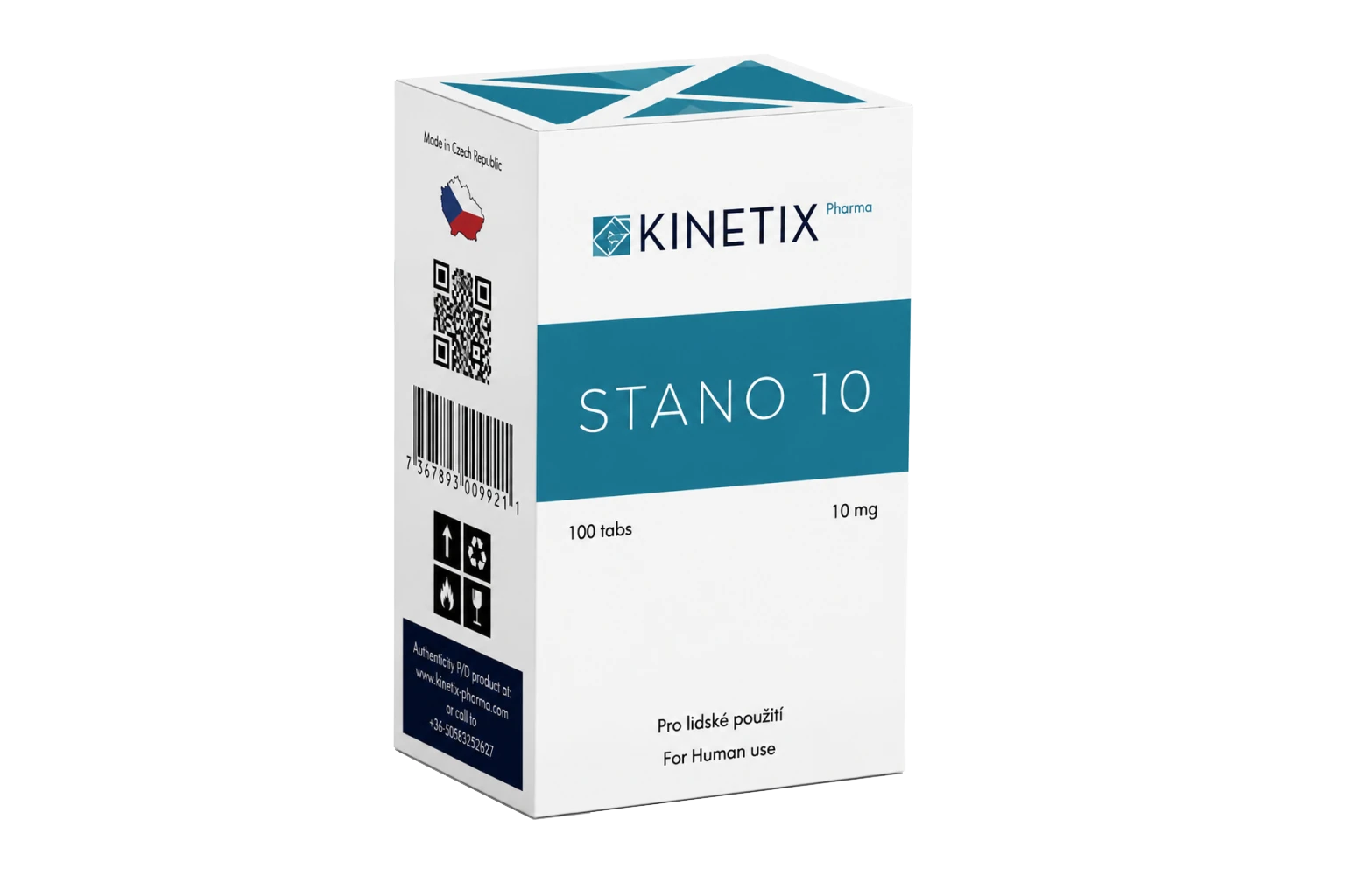 ESTANOZOLOL · 10 MG · 100 TABLETAS | Definición Extrema. Músculo Denso.